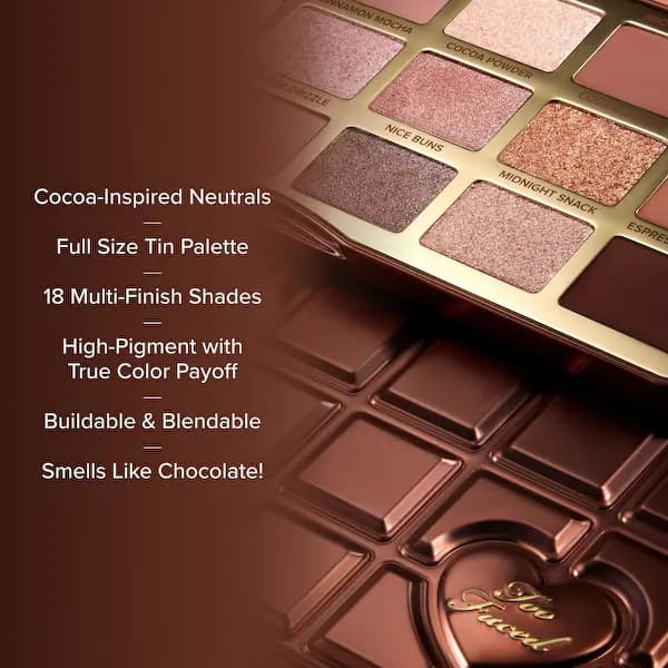 Too Faced Chocolate Nudes Eyeshadow Palette Returns for Holiday 2026 — image 5