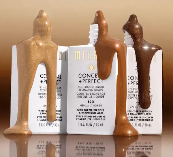 Milani Conceal + Perfect Sun Kissed Liquid Bronzing Drops