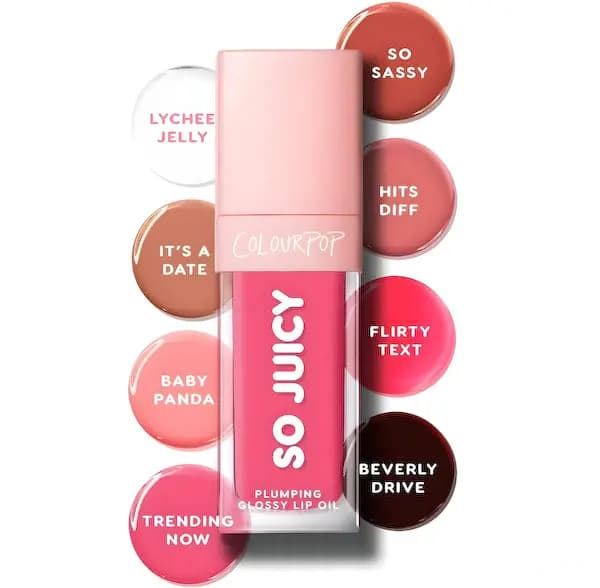 Colour Pop Cosmetics So Juicy Plumping Glossy Lip Oil