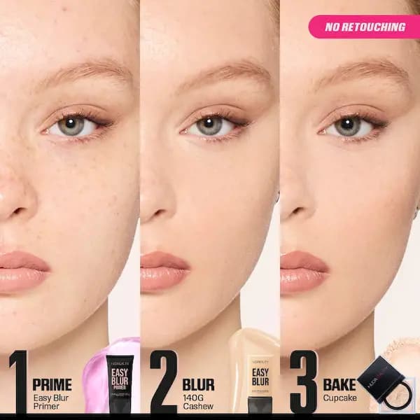 HUDA BEAUTY Easy Blur Natural Airbrush Foundation