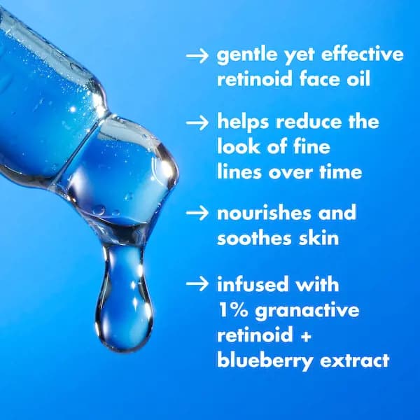 e.l.f. Blue-ty Sleep Night Oil with blueberry extract and borage oil