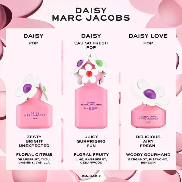 Marc Jacobs 3 New Daisy Pop Scents