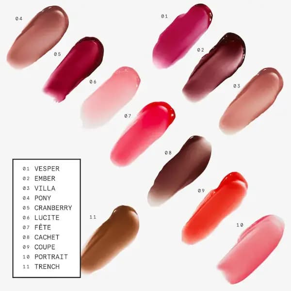 Glossier New Shades of Ultralip High Shine Lipstick