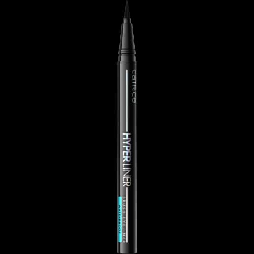 Catrice Hyper Liner waterproof brush eyeliner pen in black with teal accents