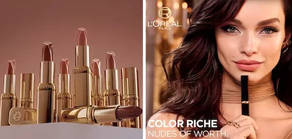 L’Oréal Paris New Shades of Color Riche Satin Nude Lipstick