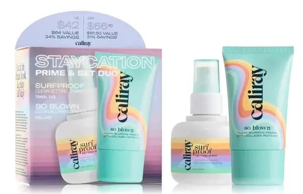 caliray Staycation Primer + Setting Spray Set