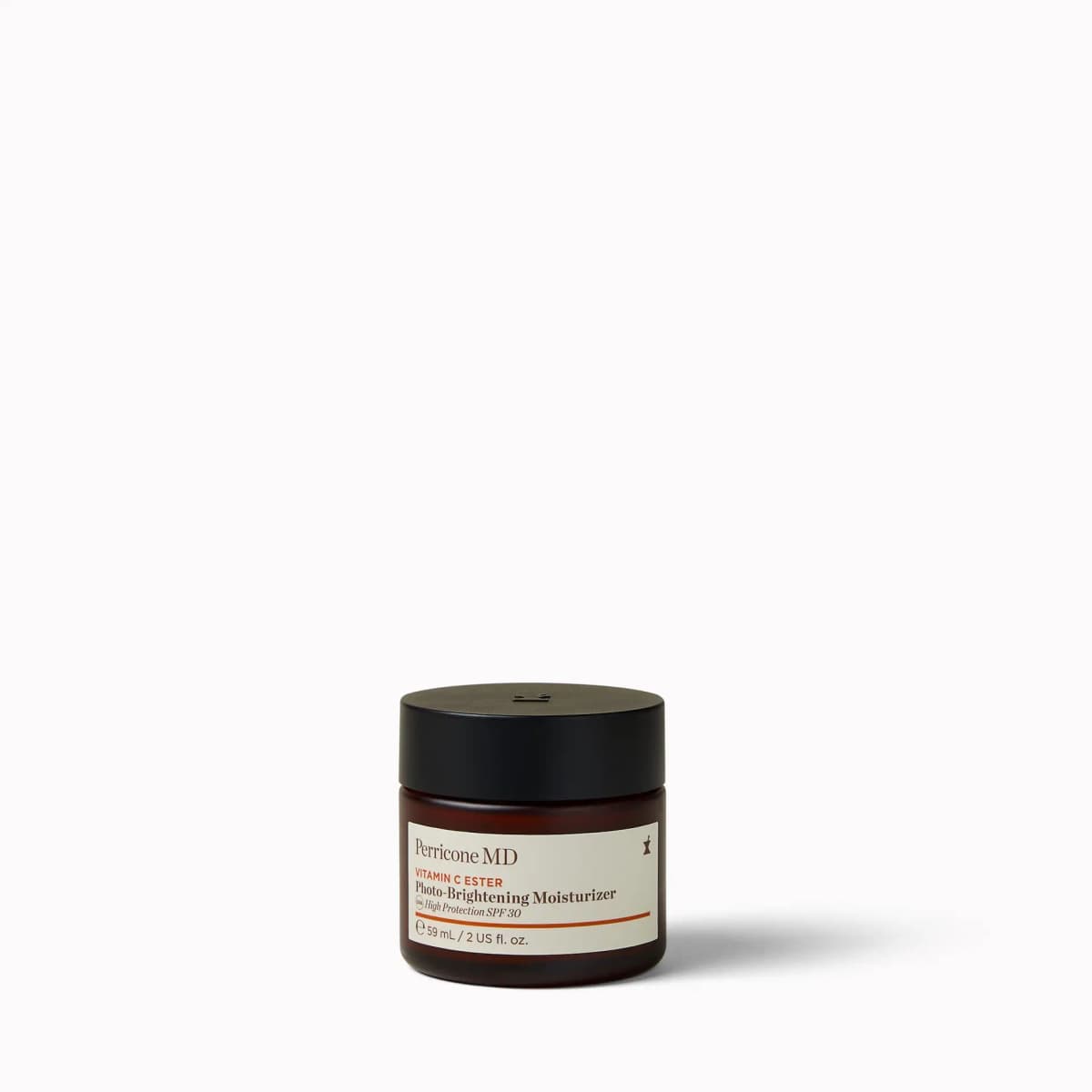 Amber Perricone MD Vitamin C Ester Photo-Brightening Moisturizer SPF 30 jar with black lid, 59ml