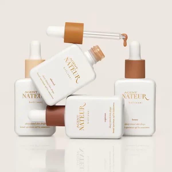 AGENT NATEUR holi (sun) SPF 50 dewy tinted skin drops