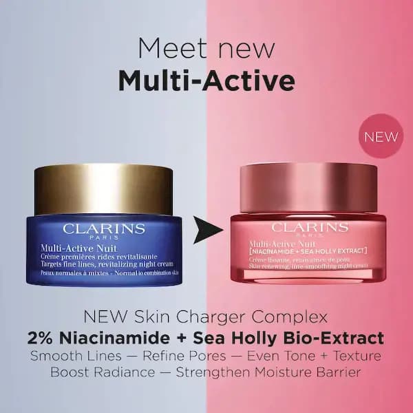 Clarins Multi-Active Night Moisturizer with Niacinamide