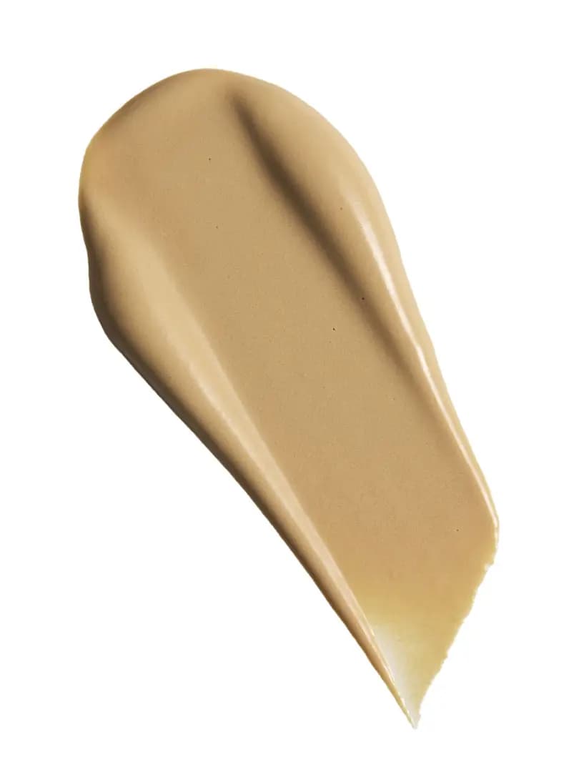 Swatch of Unblock Screen showing a smooth, lightly tinted beige cream with a soft sheen on a white background