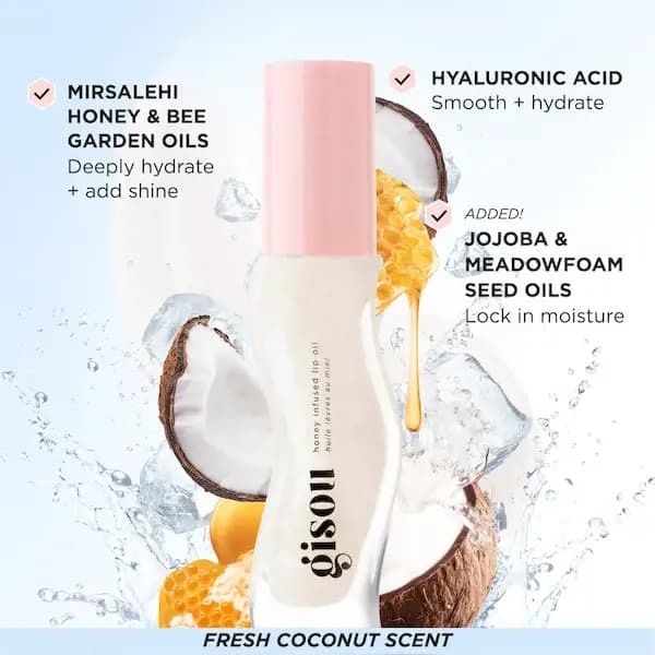 Gisou New Shade of Honey Infused Hydrating Lip Oil