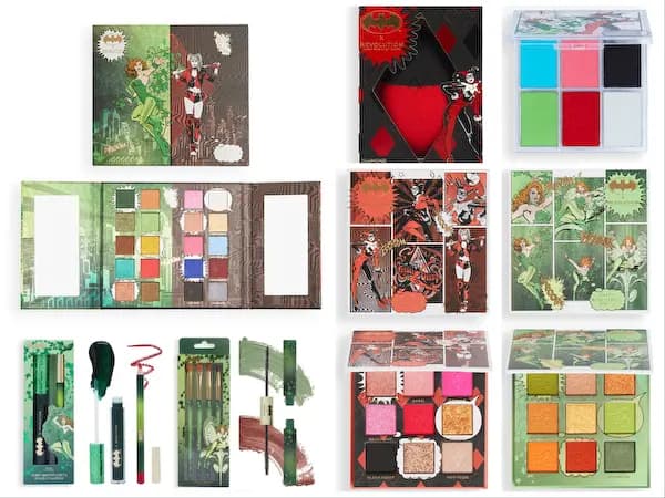 Revolution Beauty x DC Comics Harley Quinn & Poison Ivy Collection