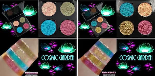 My Beauty Addiction Cosmetics Cosmic Garden Quads