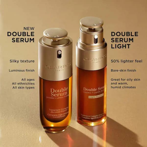 Clarins Double Serum Boost Radiance and Refine Pores