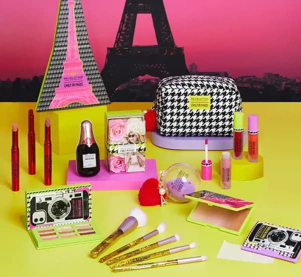 Emily In Paris x Makeup Revolution Collection