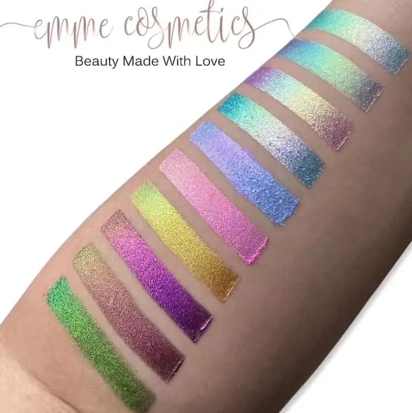 Emme Cosmetics 10 New Multichrome Eyeshadows