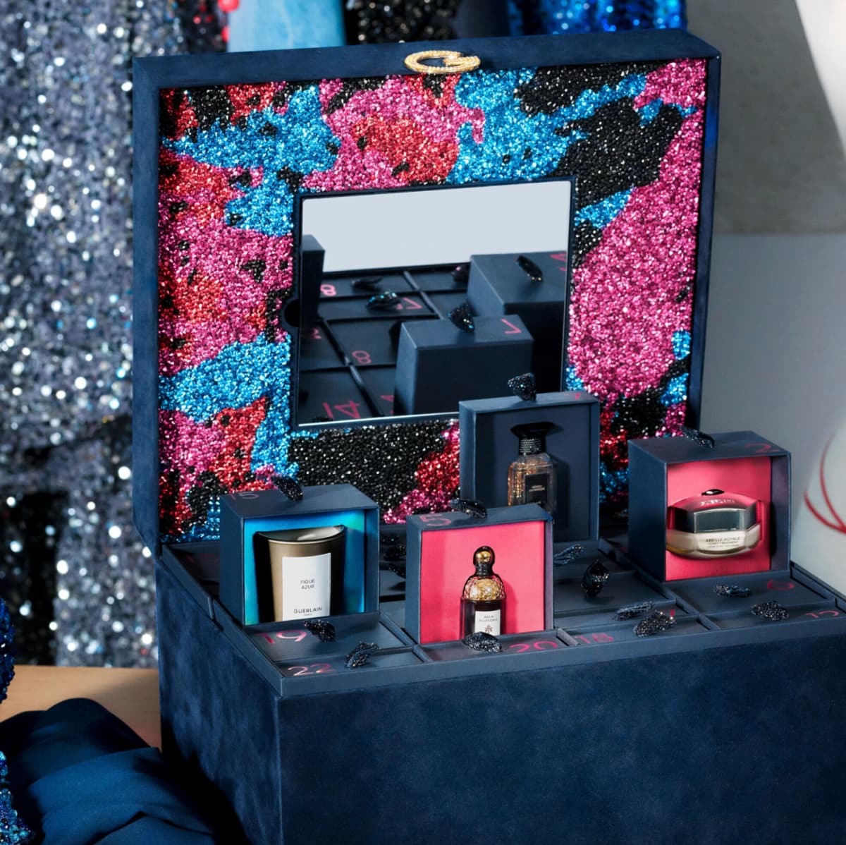 Guerlain Advent Calendar 2026 contents inside the calendar