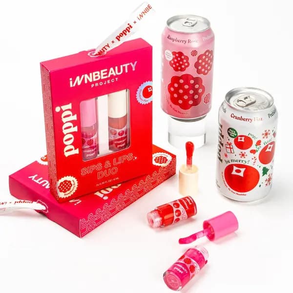 InnBeautyProject x Poppi Sips & Lips Duo