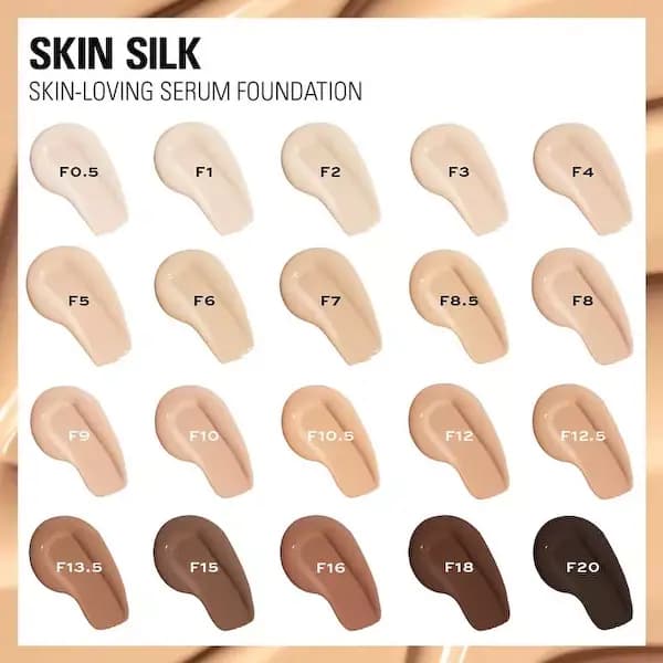 Makeup Revolution Skin Silk Serum Foundation