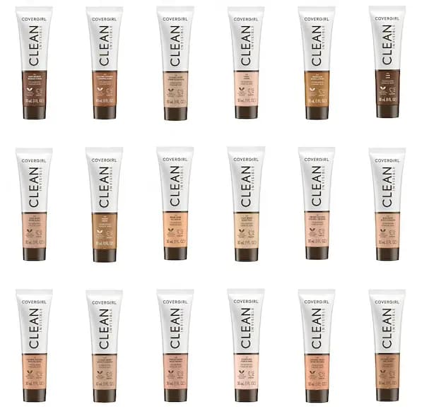 Covergirl New Shades of Clean Invisible Foundation