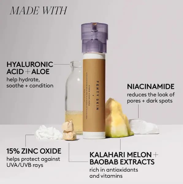 Fenty Skin Hydra Vizor Huez Tinted Moisturizer Mineral SPF 30