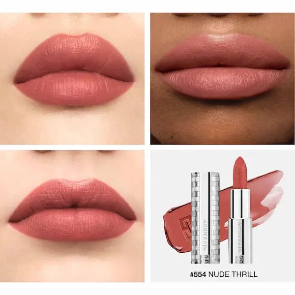 Givenchy Le Rouge Interdit Intense Silk Lipstick - N°554 NUDE THRILL