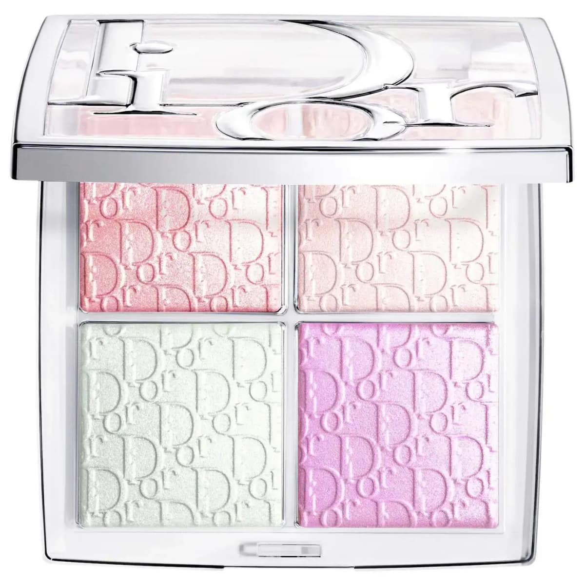 Dior Glow Maximizer Palette 006 Icy Rosy Glow with pink, pale pink, mint and lilac pearlescent shades
