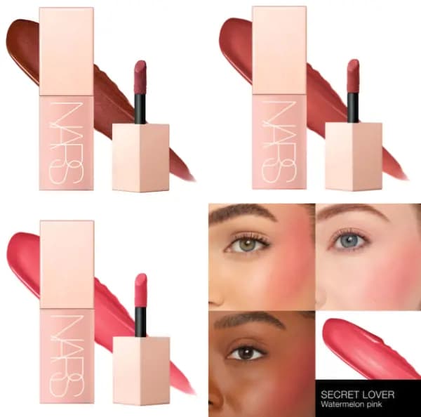 NARS New Shades of Afterglow Liquid Blush and Sensual Shine Lipstick