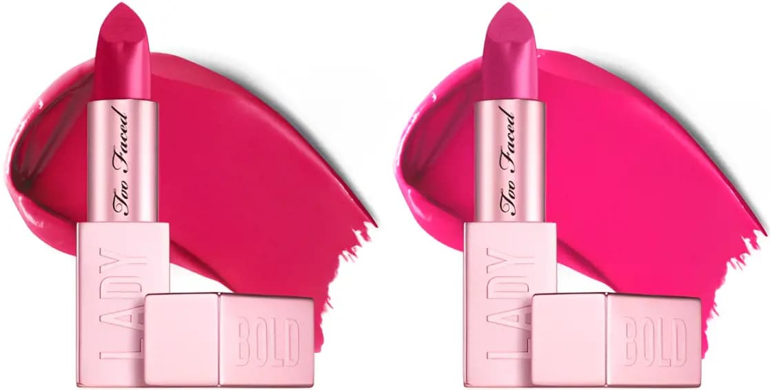 Too Faced New Shades of Lady Bold Cream Lipstick