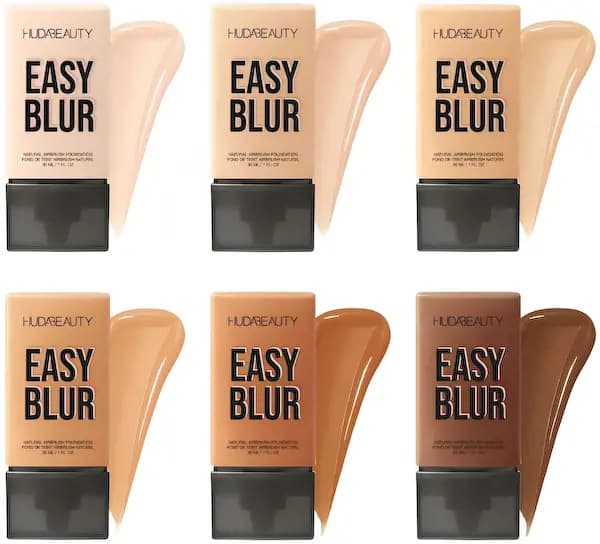 HUDA BEAUTY Easy Blur Natural Airbrush Foundation